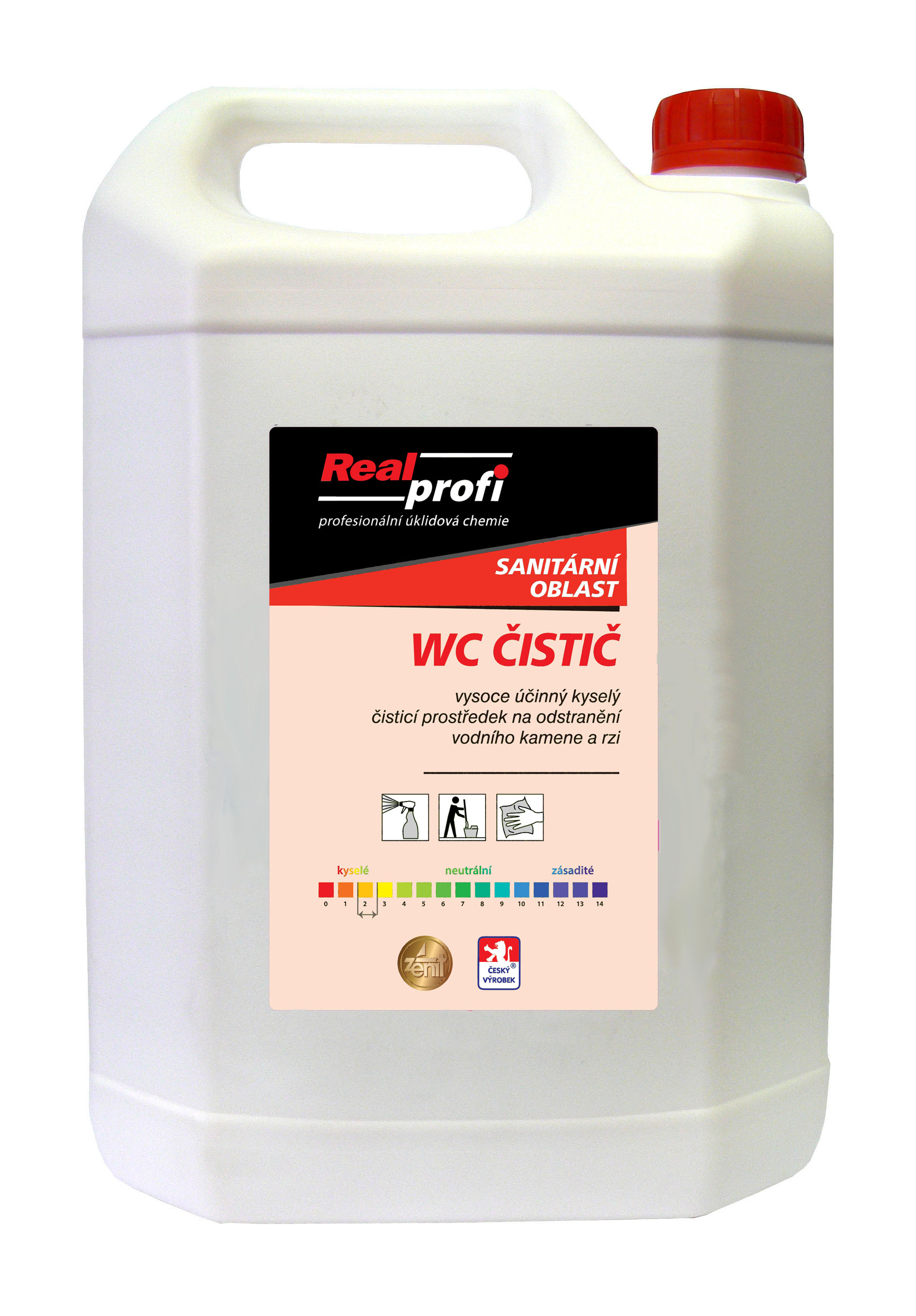 Real Profi R450 WC čistič 5l