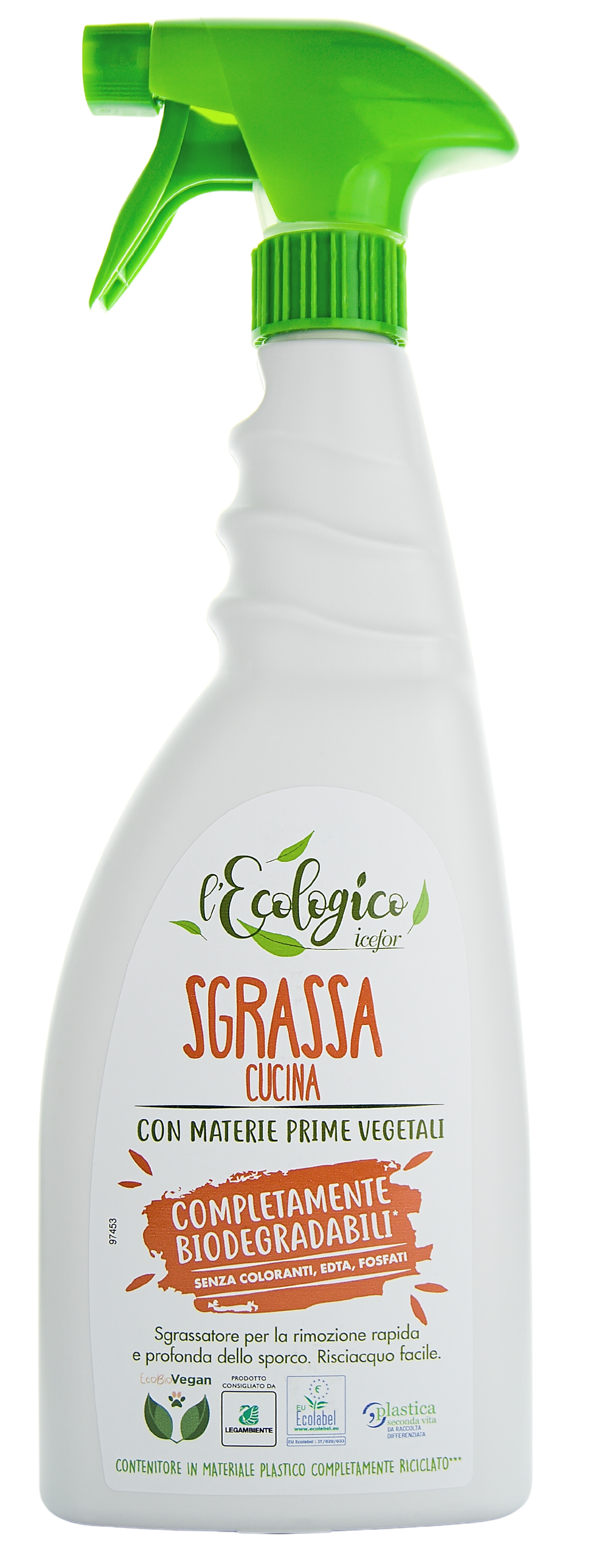 L'Ecologico Sgrsssa Cucina 750ml  odmašťovač  0380IC
