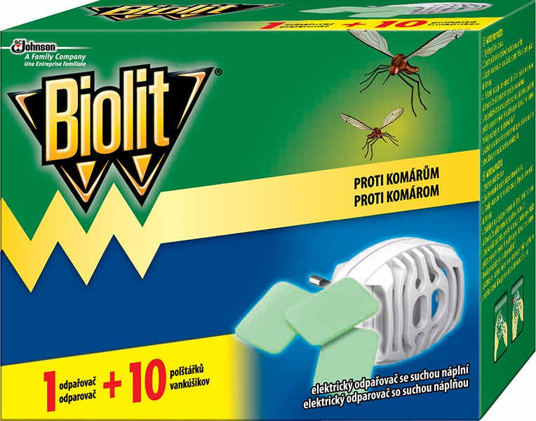 Biolit el.odpařovač se suchou náplní 1+10ks