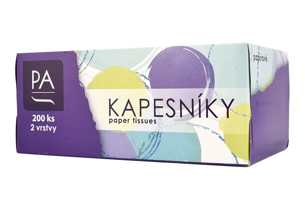 Pap.kapesníky PA Comfort 2vrst. krabička 200ks