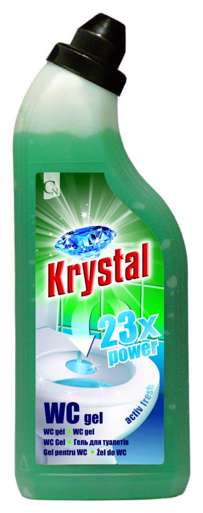 Krystal WC gel do závěsu zelený 750ml
