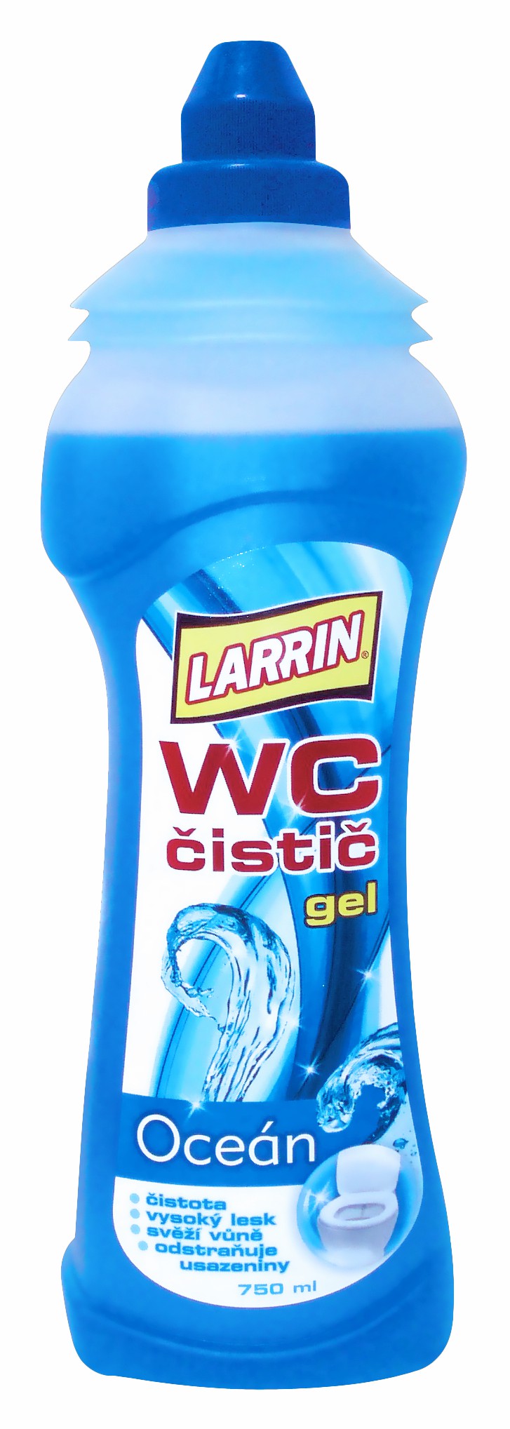 Larrin WC gel čistič-Arctic 750ml/Modrý