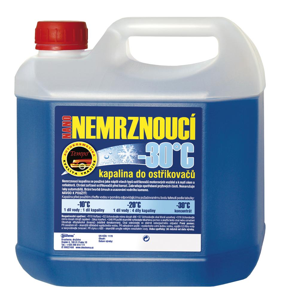 Tempo Nano kapalina do ostřikovačů -30°C 3l