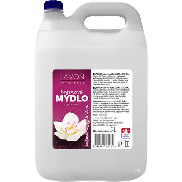Lavon tekuté mýdlo 5l Kašmír & orchidea