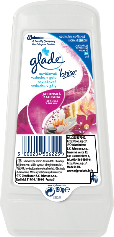 Glade by Brise gel Japonská zahrada 150g