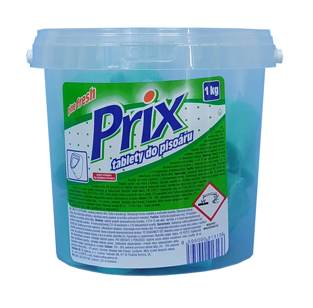 Prix tabl. do pisoáru 1kg/40ks Borovice