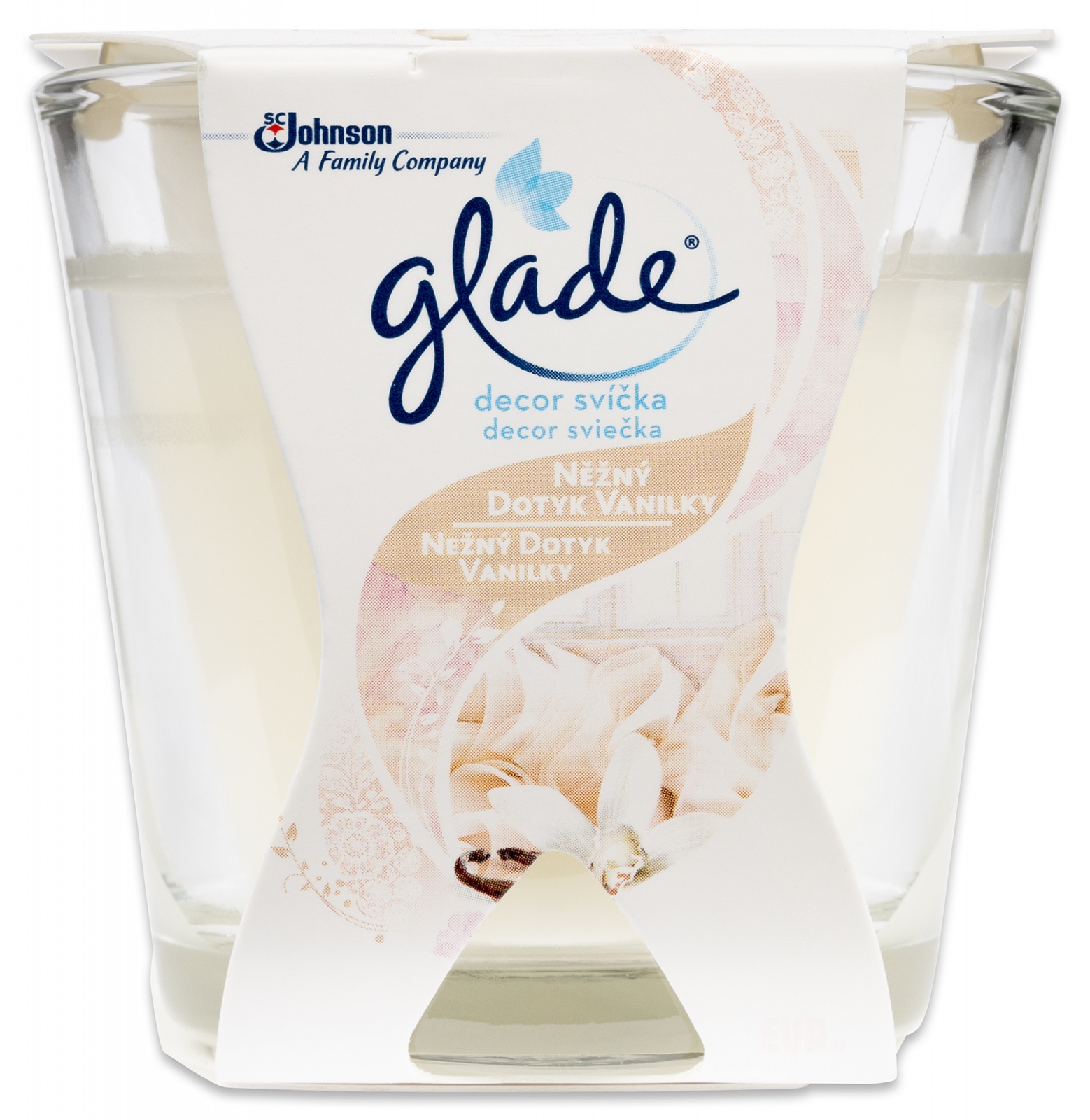 Glade svíčka Decor Vanilka 70g
