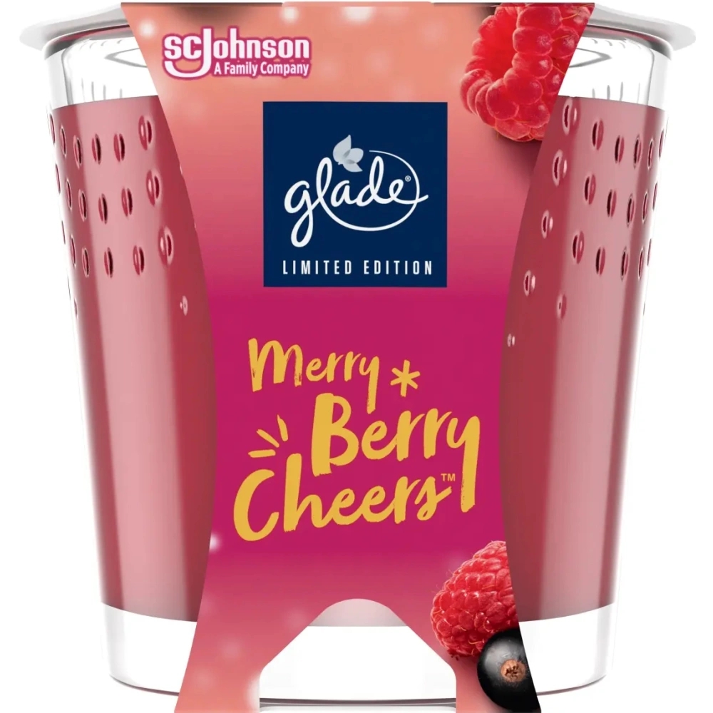 Glade svíčka Merry Berry Cheers 129g
