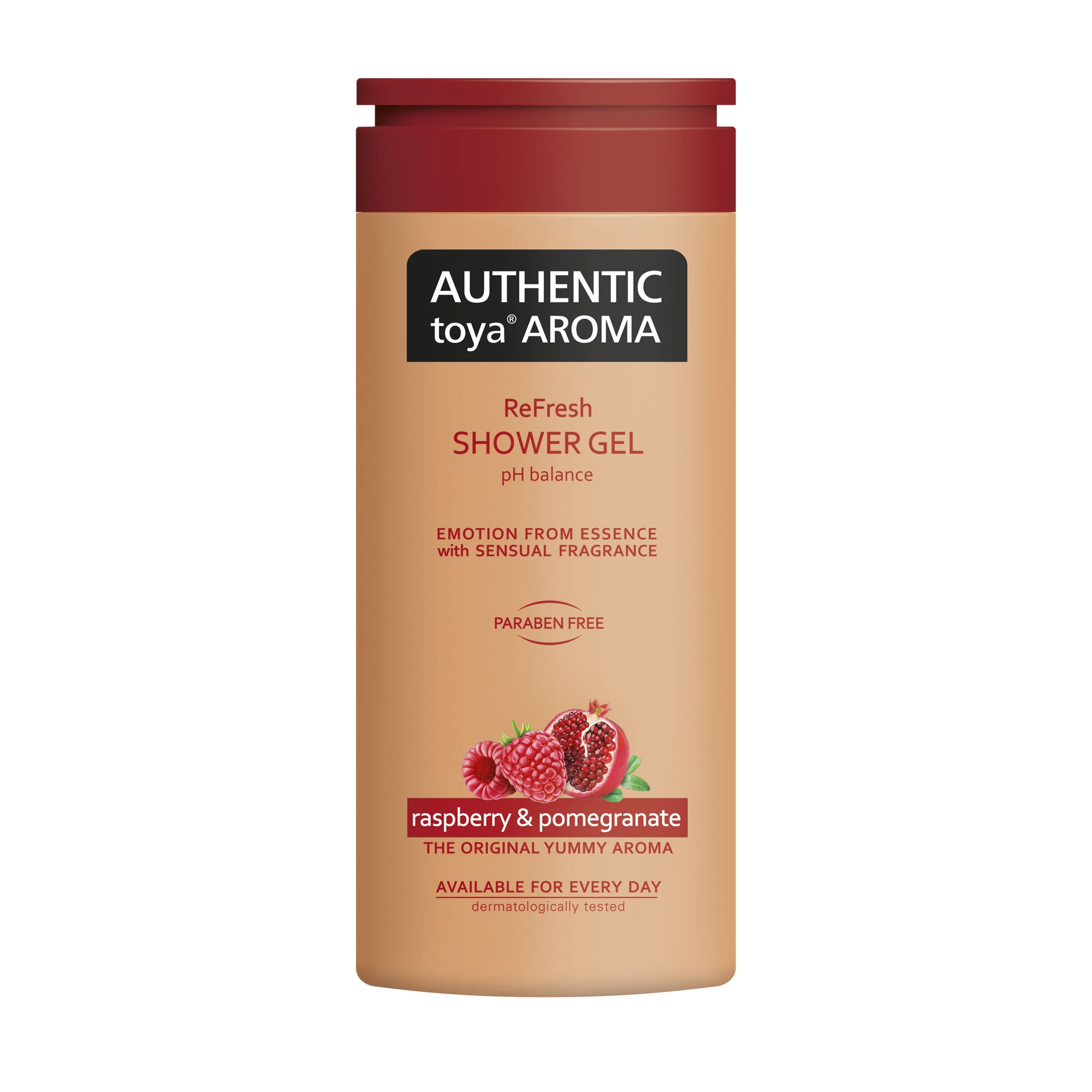 AUTHENTIC sprchový gel 400ml Raspberry&pomegranate