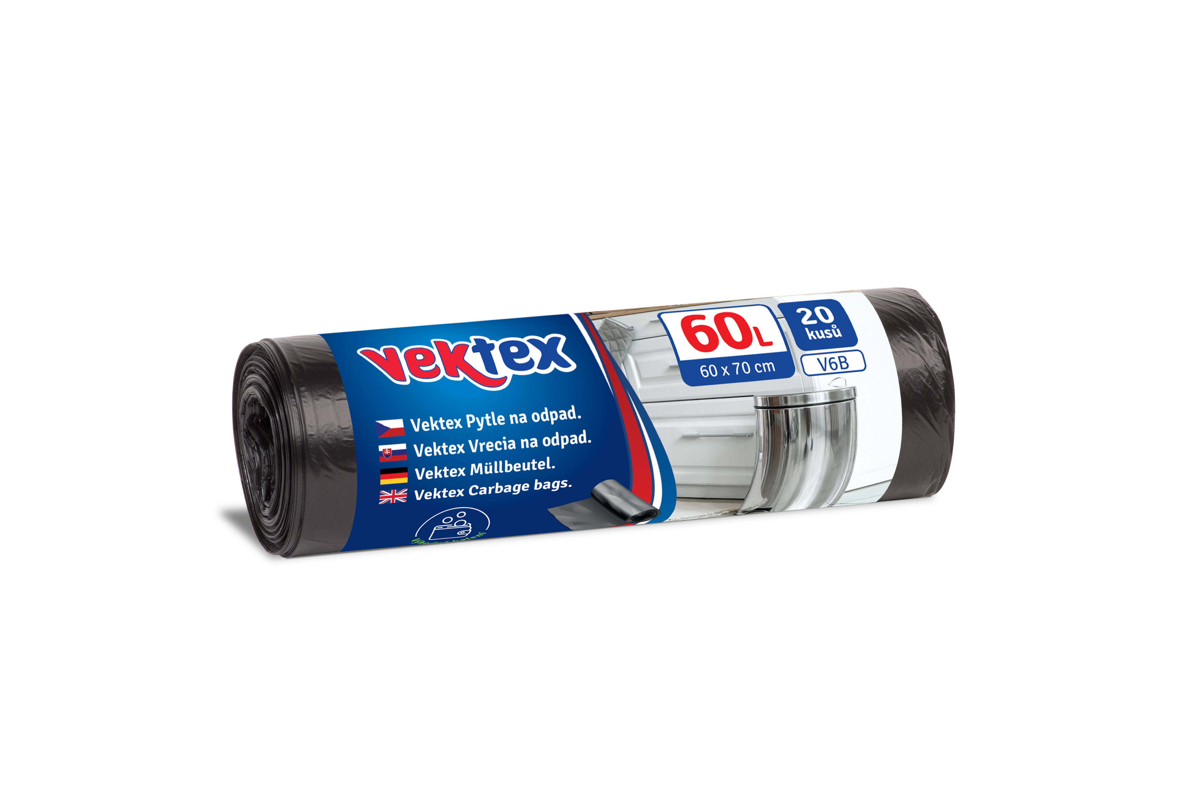 Pytle Vektex V6B 60l/20ks 60x70cm černé   20726