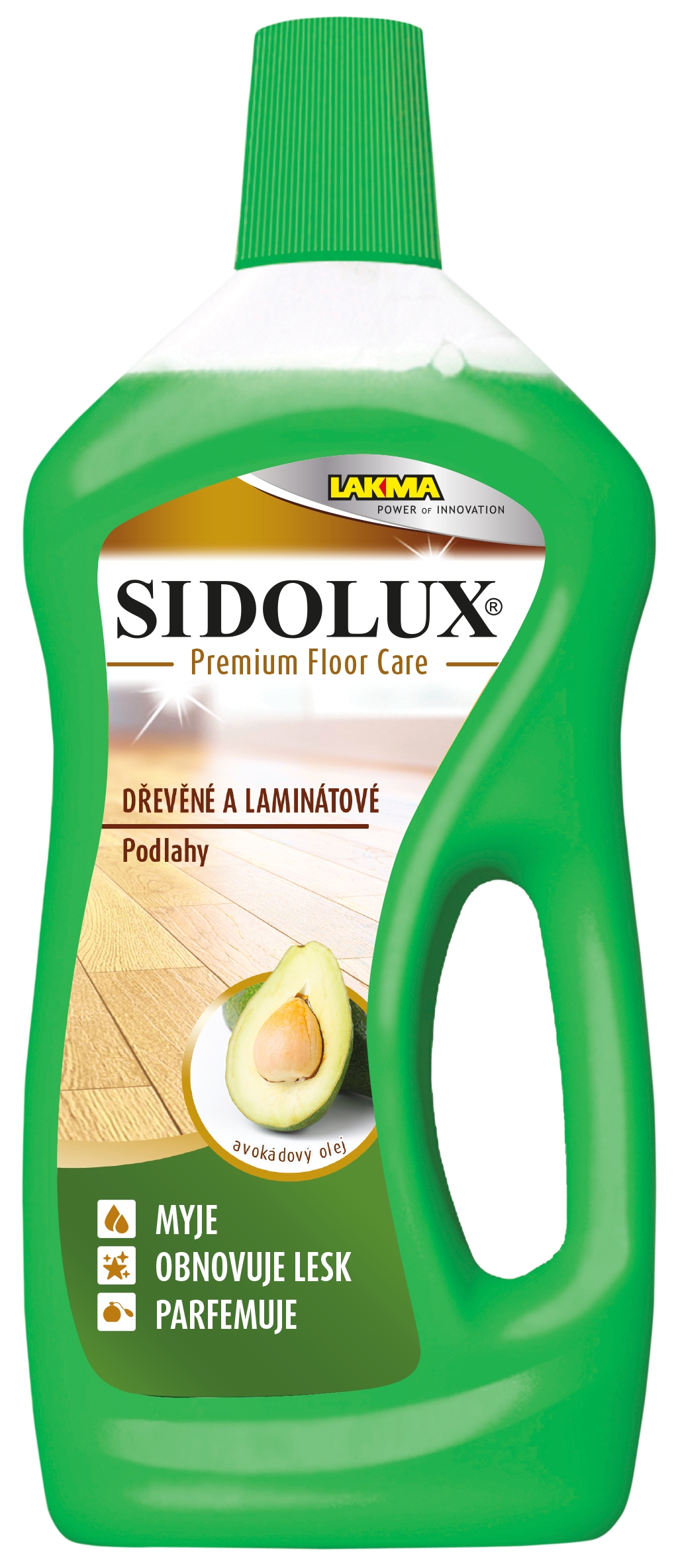 Sidolux Premium mytí dřev.a laminát. podlah 750ml - Avokádový olej