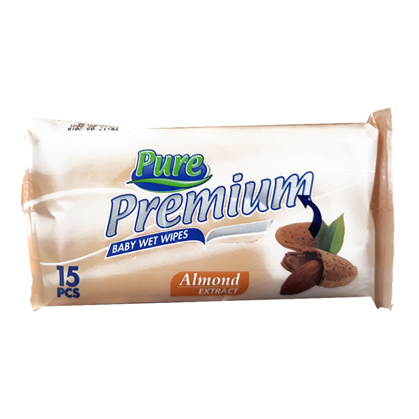 Vlhčené ubrousky Pure Premium 15ks