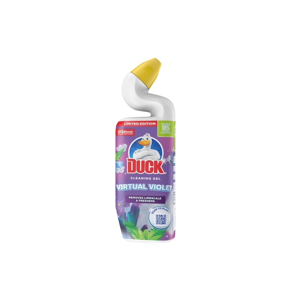 Duck gelový WC čistič 750ml Virtual Violet