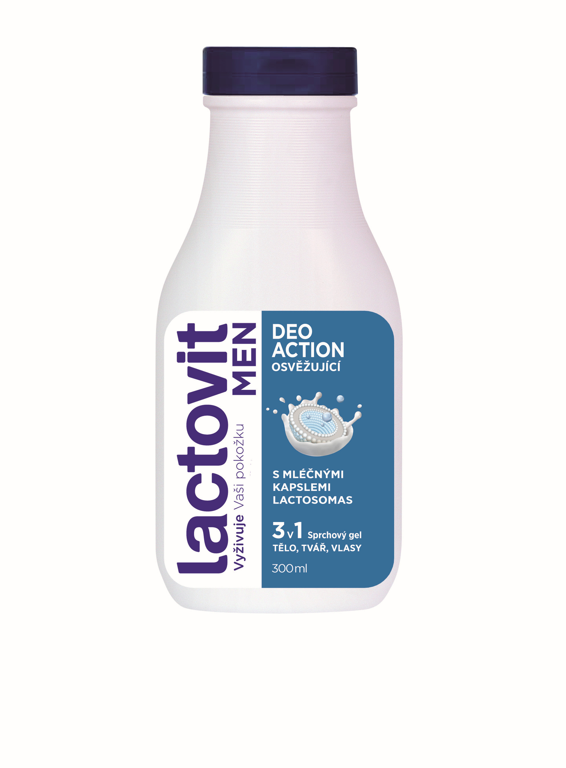Lactovit Men DeoAction sprchový gel 300ml