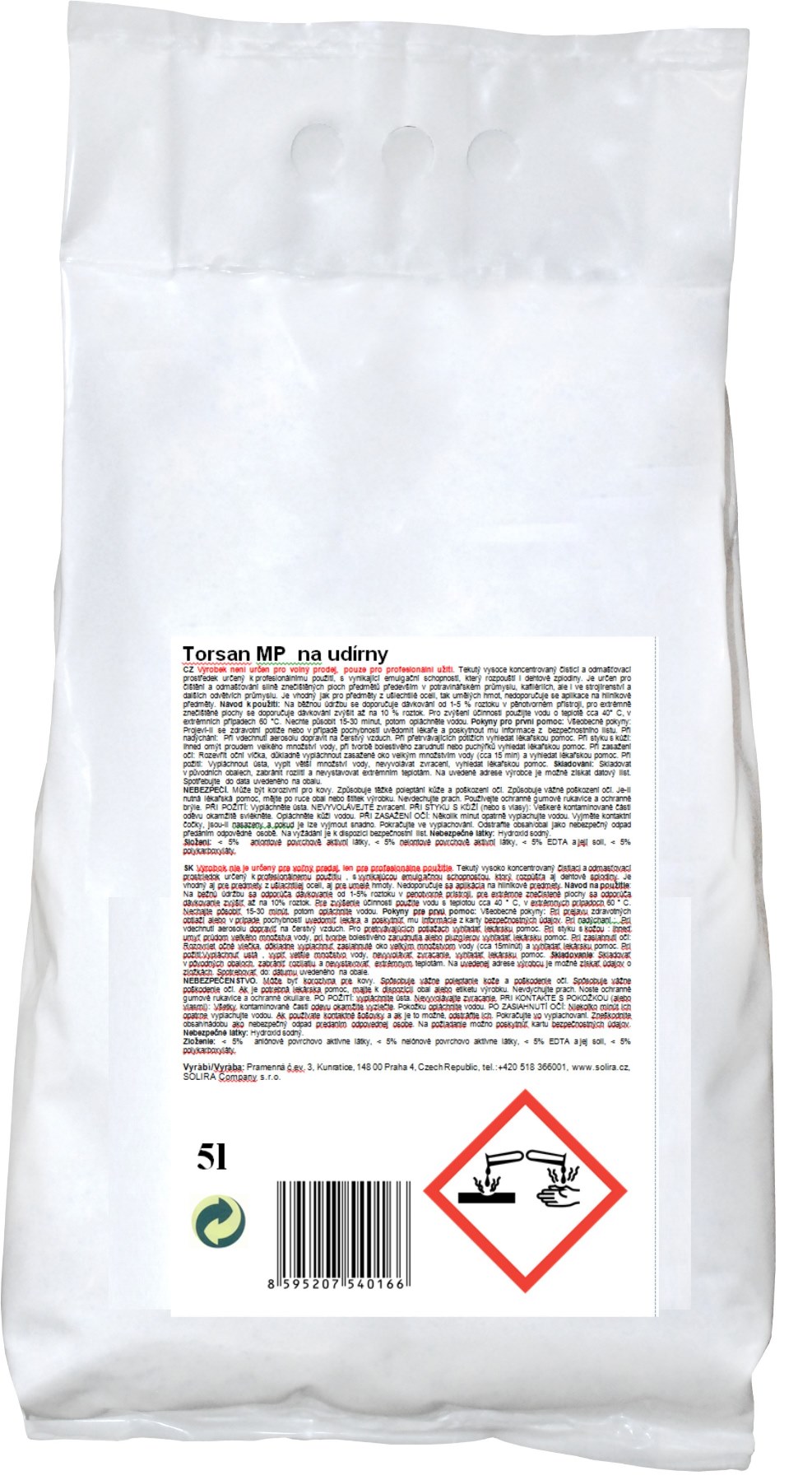 Torsan MP 5l na udírny