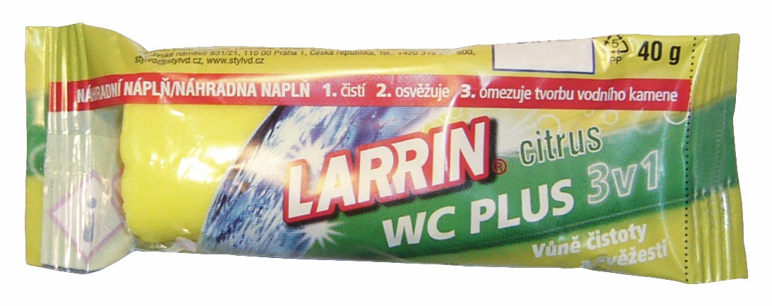 Larrin WC Plus závěs náhrada zelený 40g