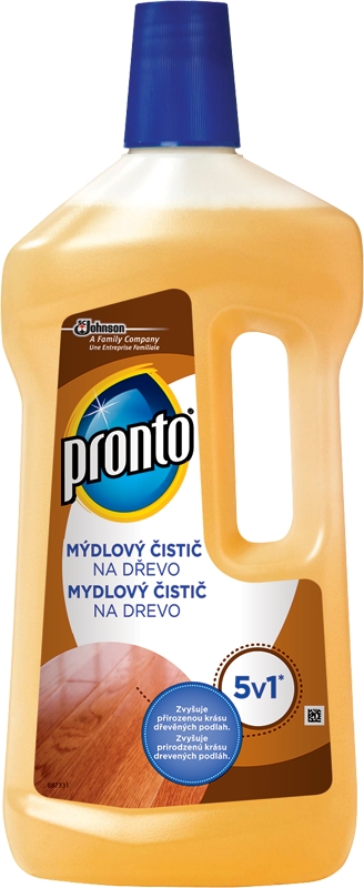 Pronto mýdlový čistič na dřevo 750ml