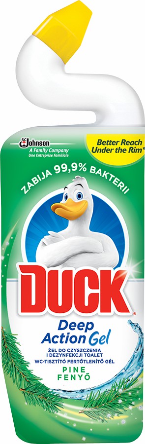 Duck gelový WC čistič 750ml Pine