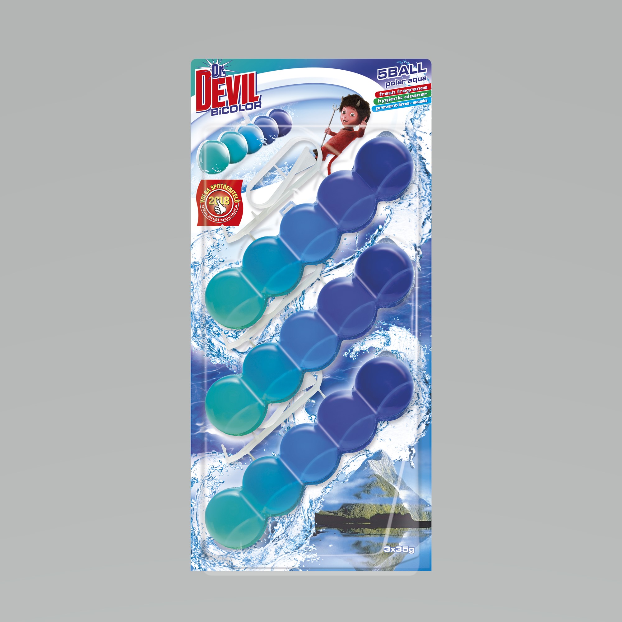 Dr.Devil WC BiCOLOR 5Ball 3x35g Polar Aqua