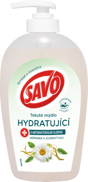 Savo TM hydrat.antib.250ml heř.& jojob.olej pumpa