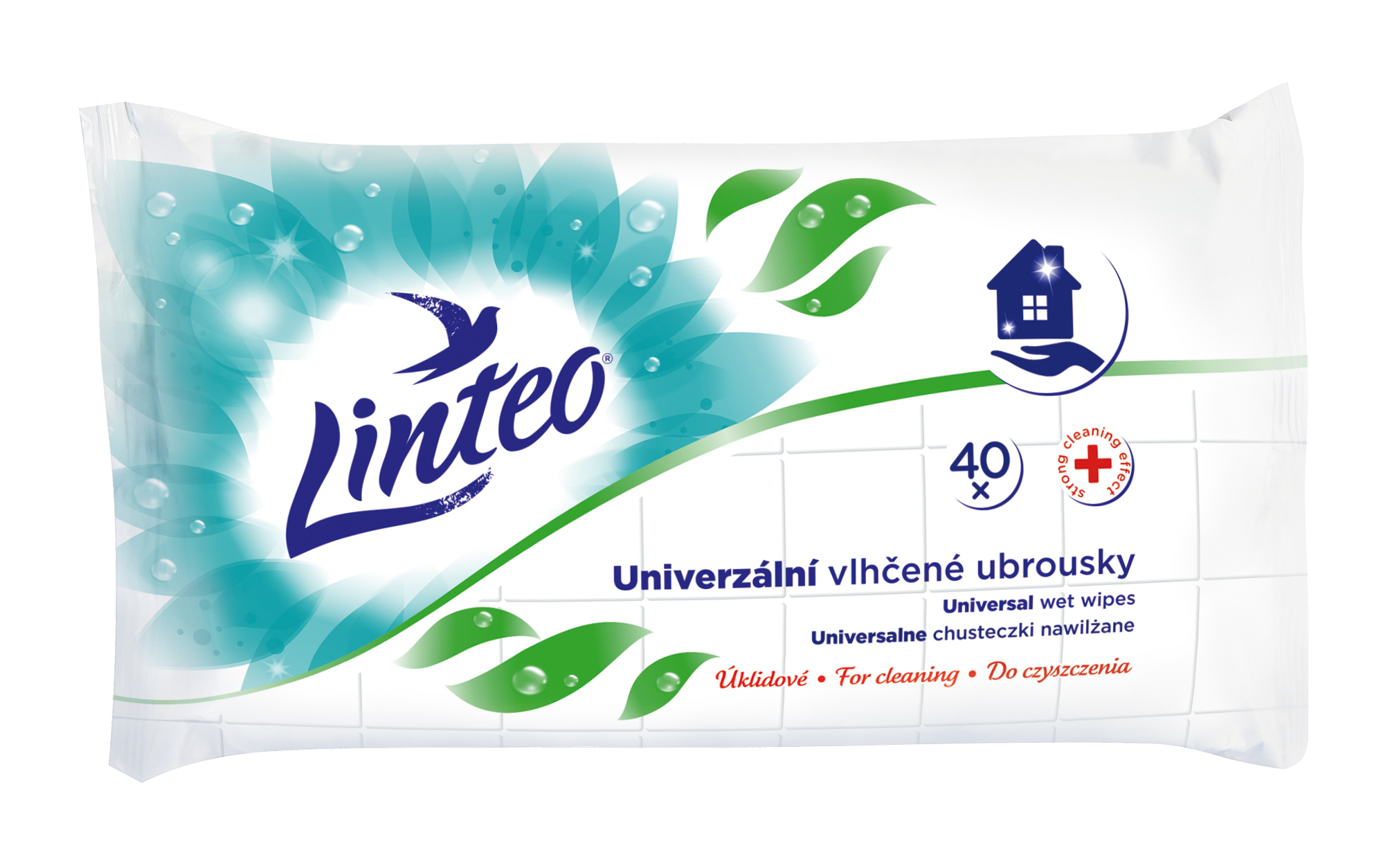 Vlhčené ubr. Linteo univ. domácnost 40ks  25770