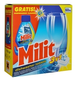 Milit tablety do myčky 3v1 60ks