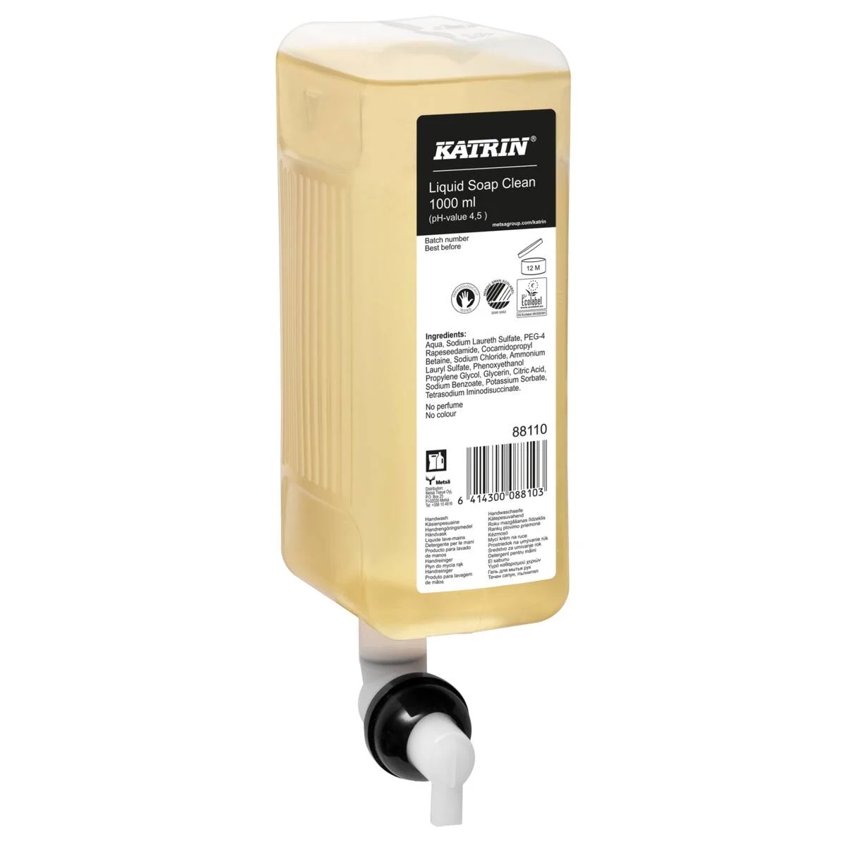 Katrin tekuté mýdlo 1l 88110  PURE NEUTRAL