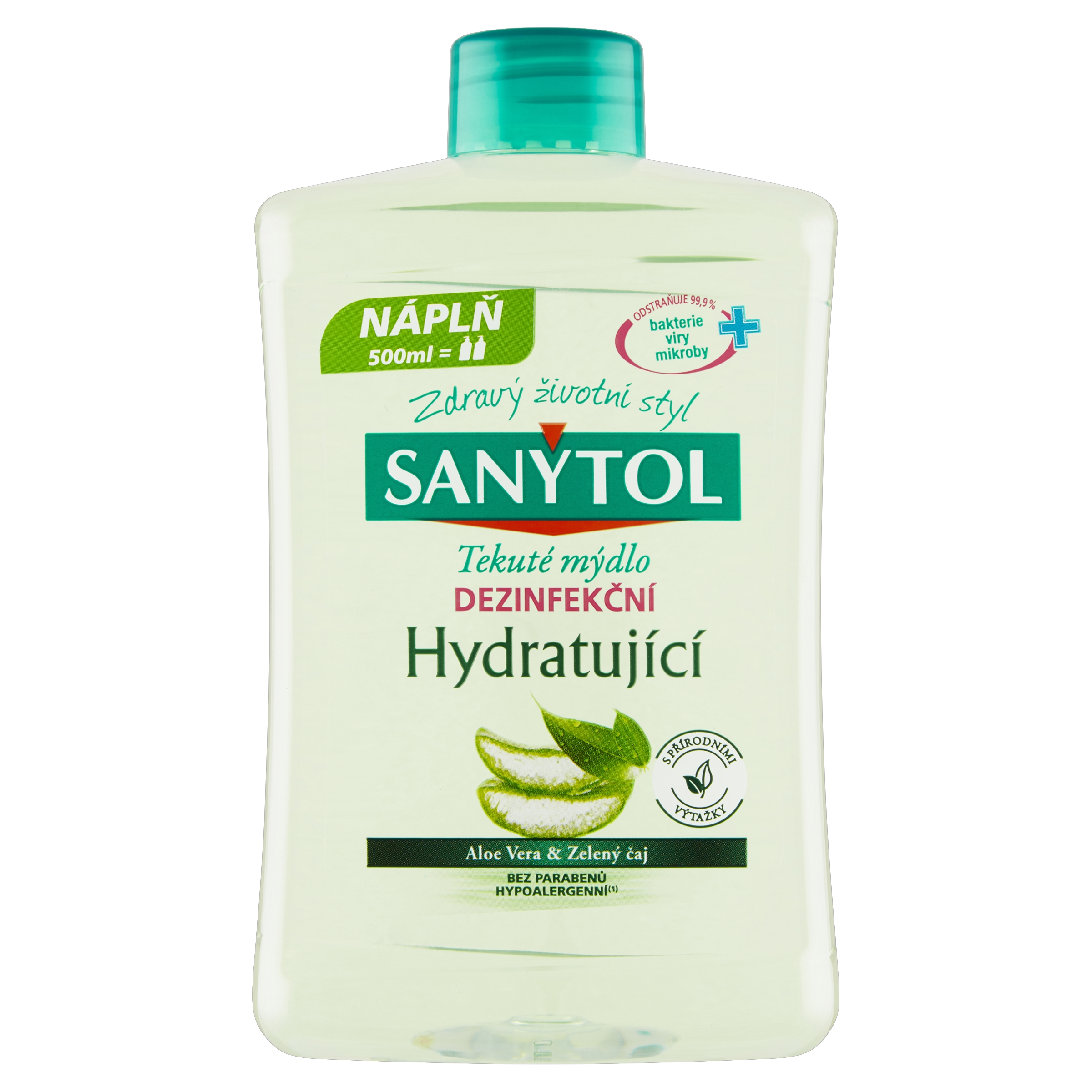 Sanytol dezinfekční mýdlo náplň 500ml Hydratující