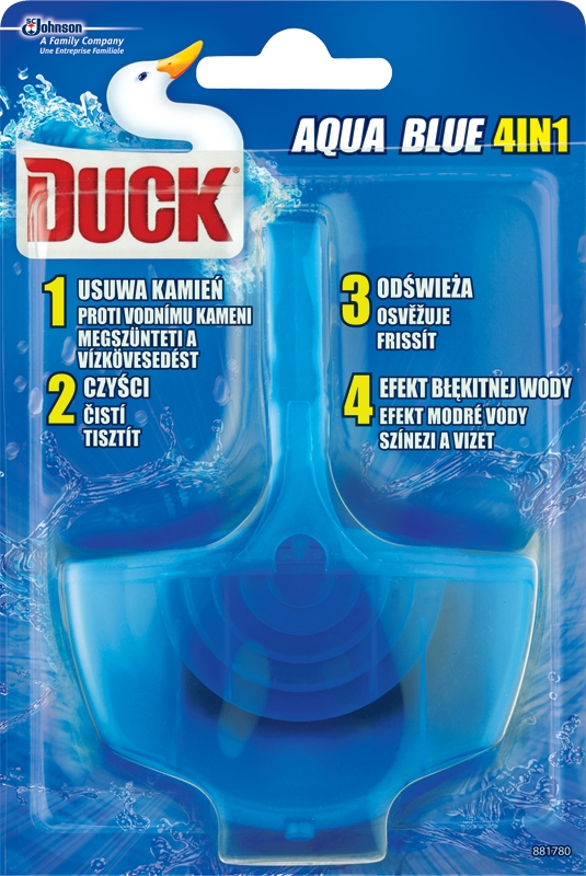 Duck Aqua Blue 4v1 WC závěs 36g