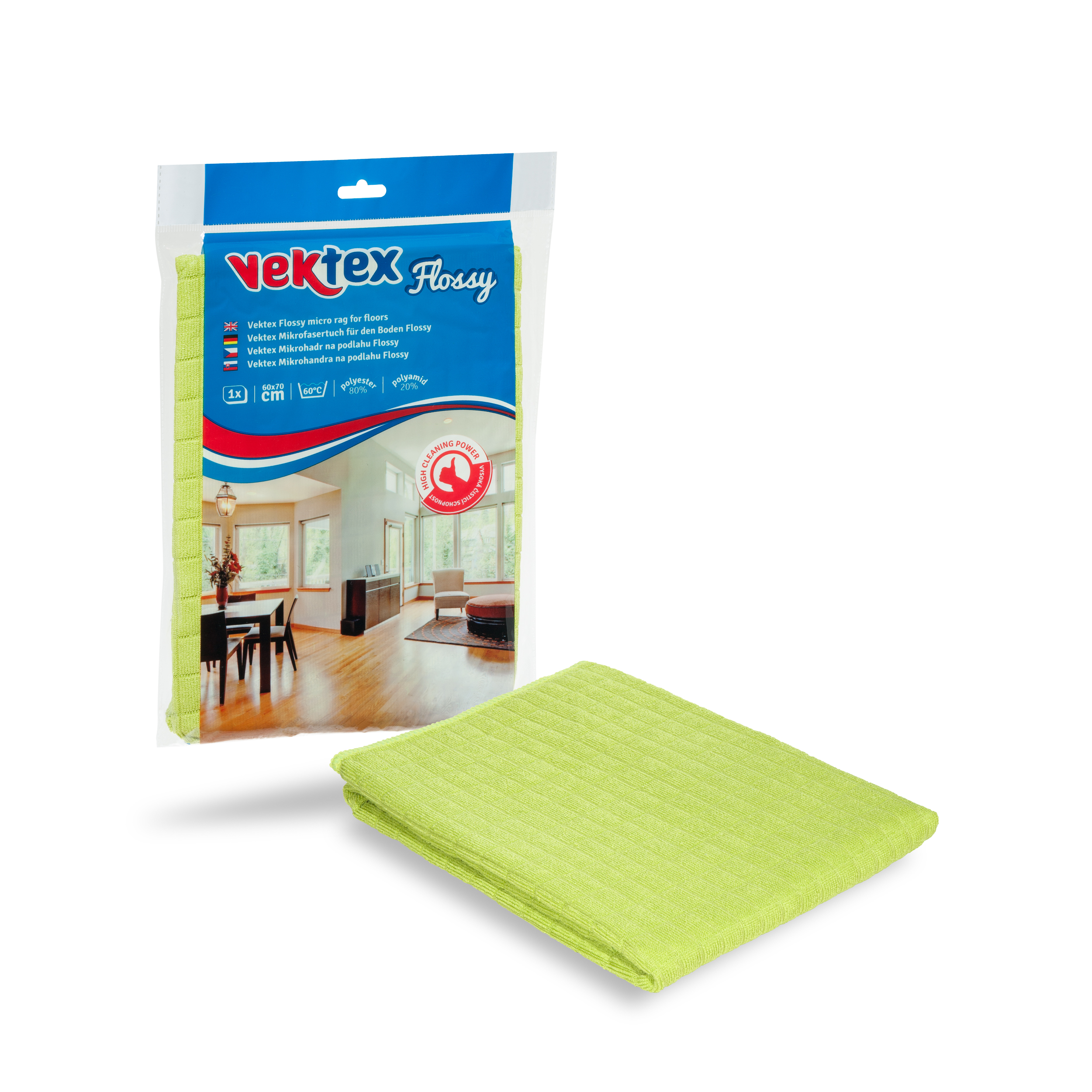 Mikrohadr/utěrka 60x70cm Vektex Flossy 235g 20339