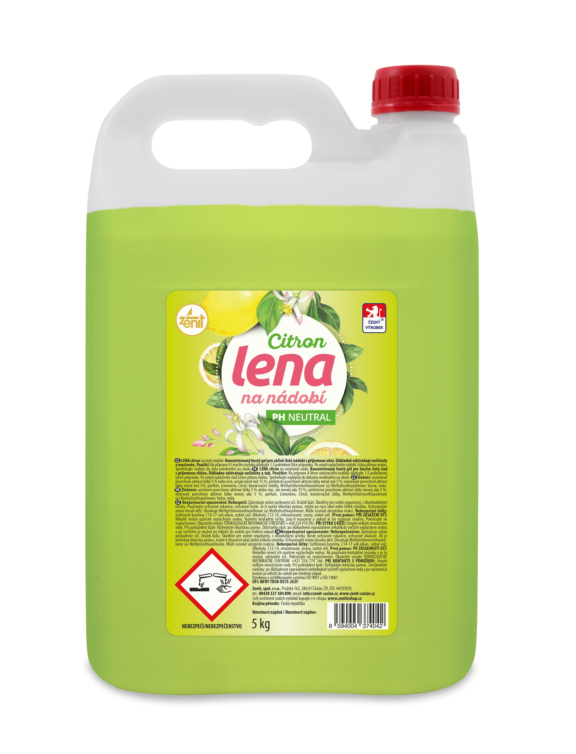Lena na nádobí citron 5kg