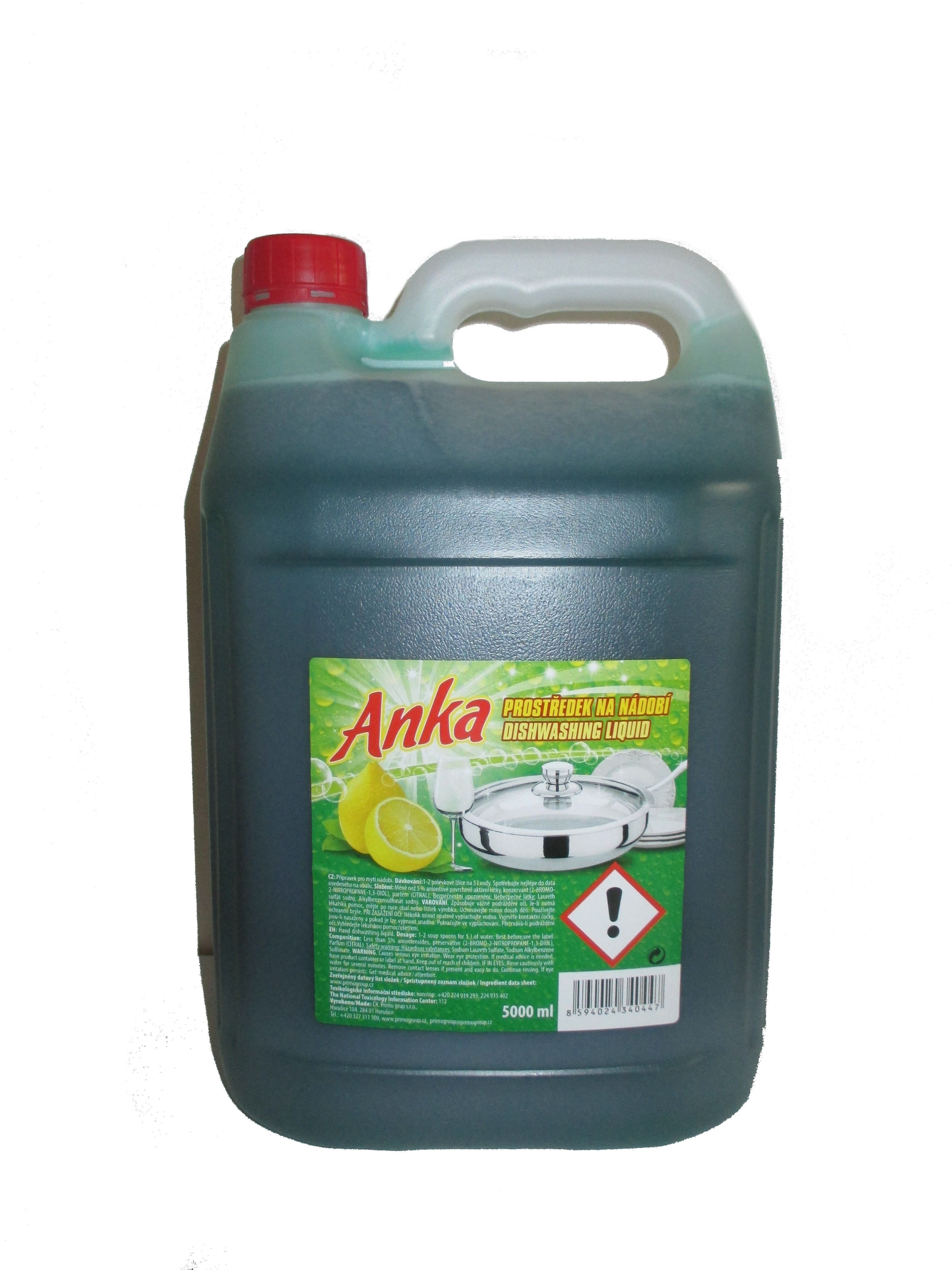 Anka (Primona) na nádobí 5l zelená