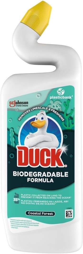 Duck gelový WC čistič 750ml Biodegradable Forest