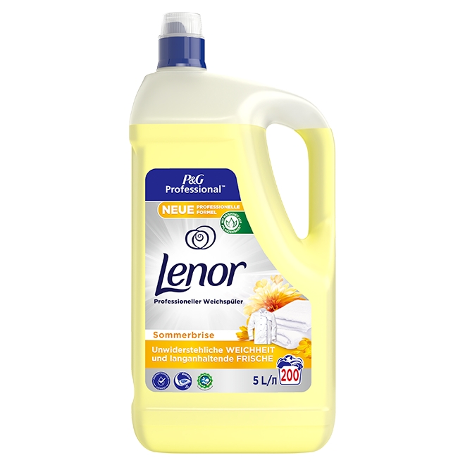 Lenor aviváž Summer Breeze 4l / 200dávek žlutá