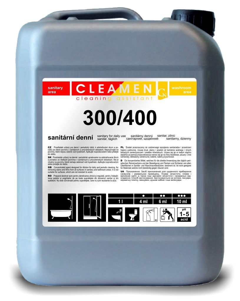 Cleamen 300/400 sanitární, denní 5l