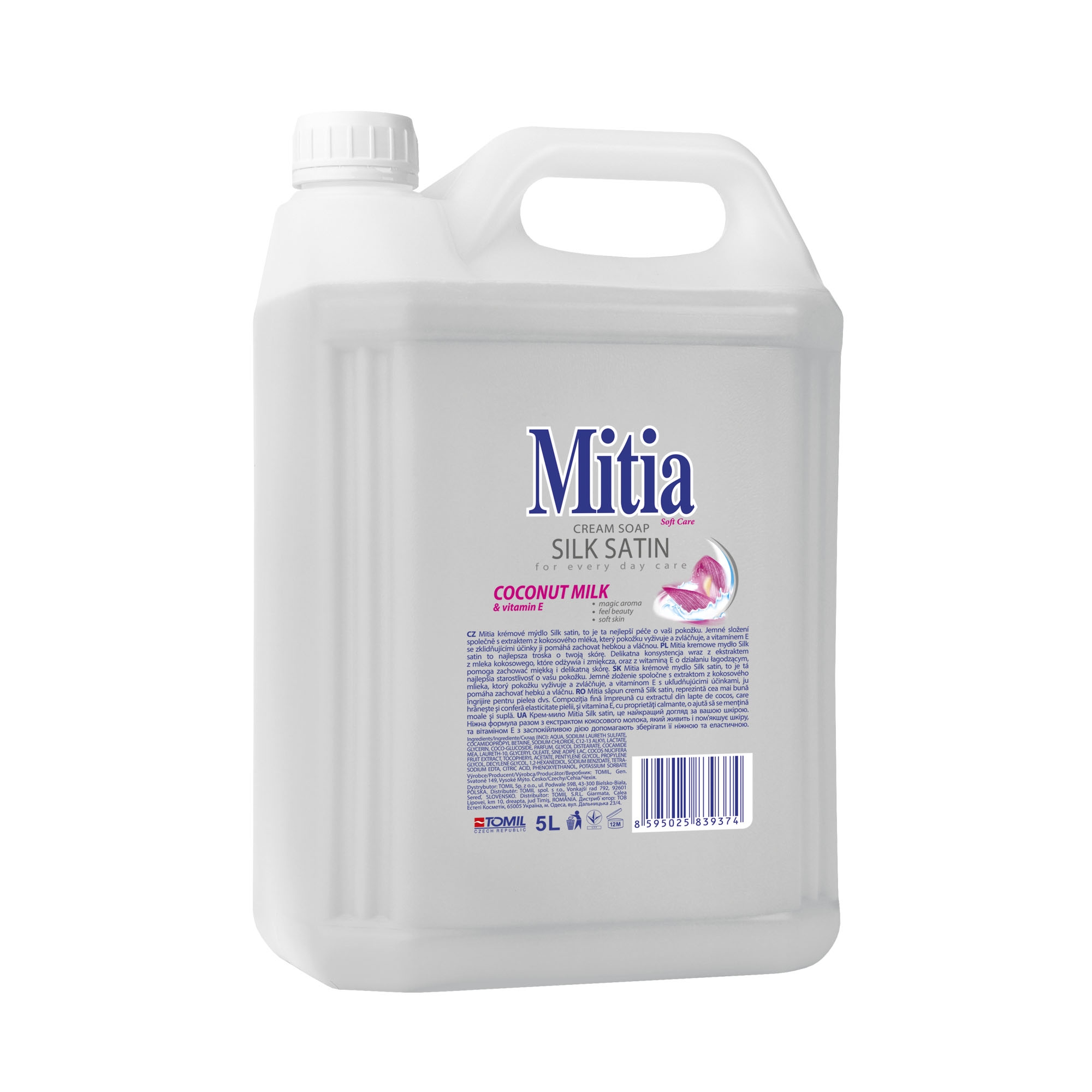Mitia tekuté mýdlo 5l Silk satin