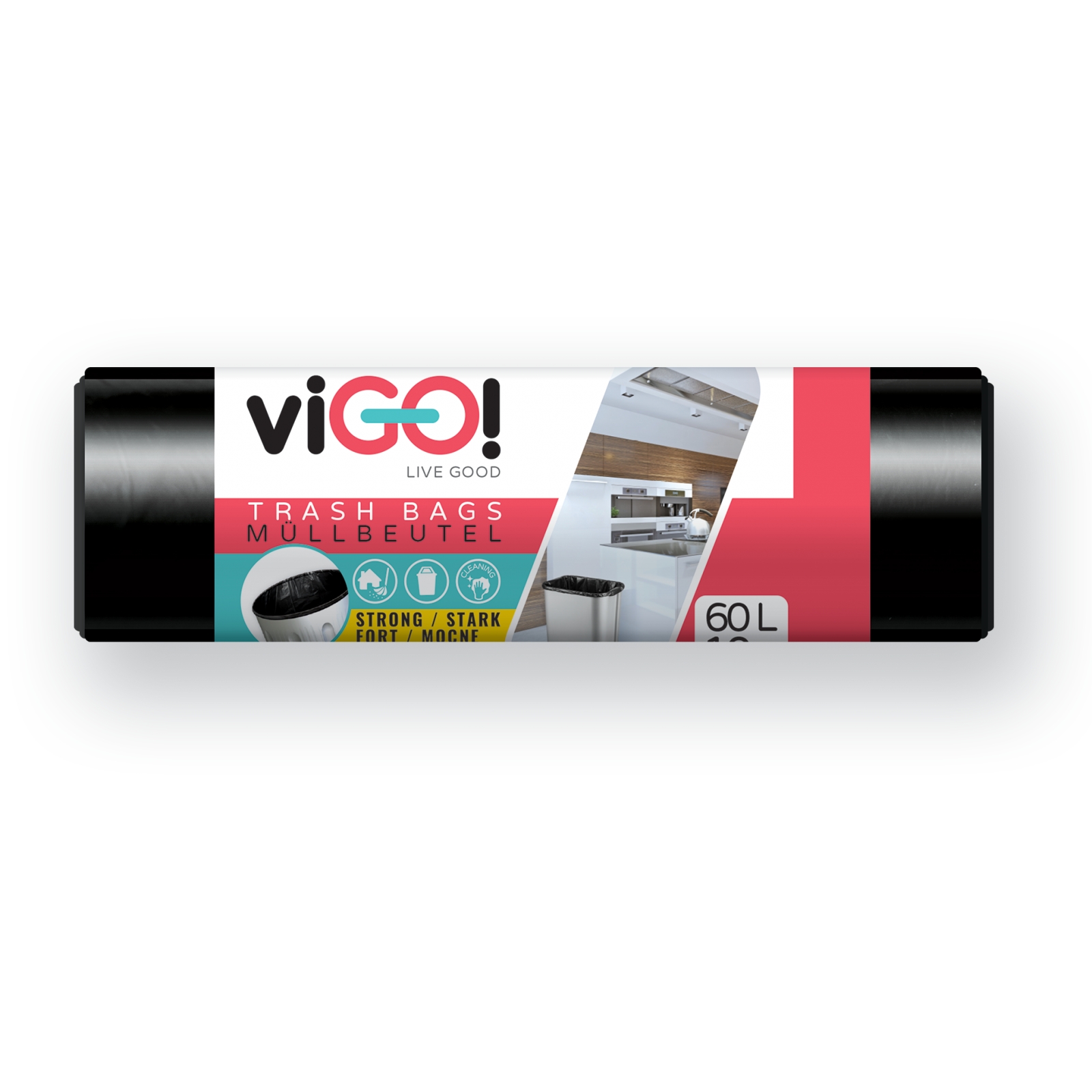 Vigo pytle 60l/10ks 60x70cm Q002 černé LDPE
