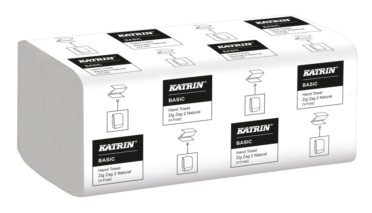 Ručníky Z-Z 200ks 2vr 35564  Katrin Basic natural