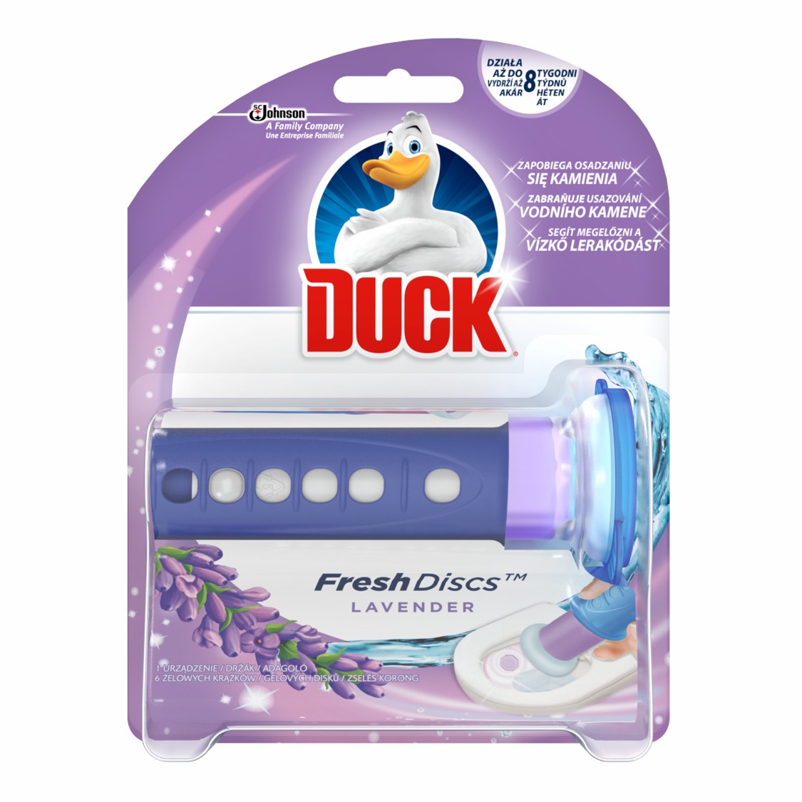 Duck Fresh Discs WC gel 36ml Levandule