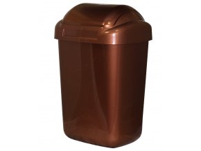 Koš Standard výklopný hnědý 30l plast