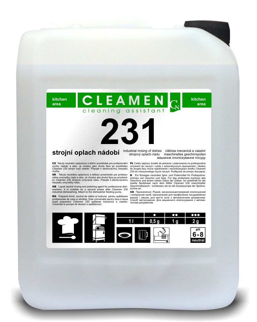 Cleamen 231 strojní oplach nádobí 5kg