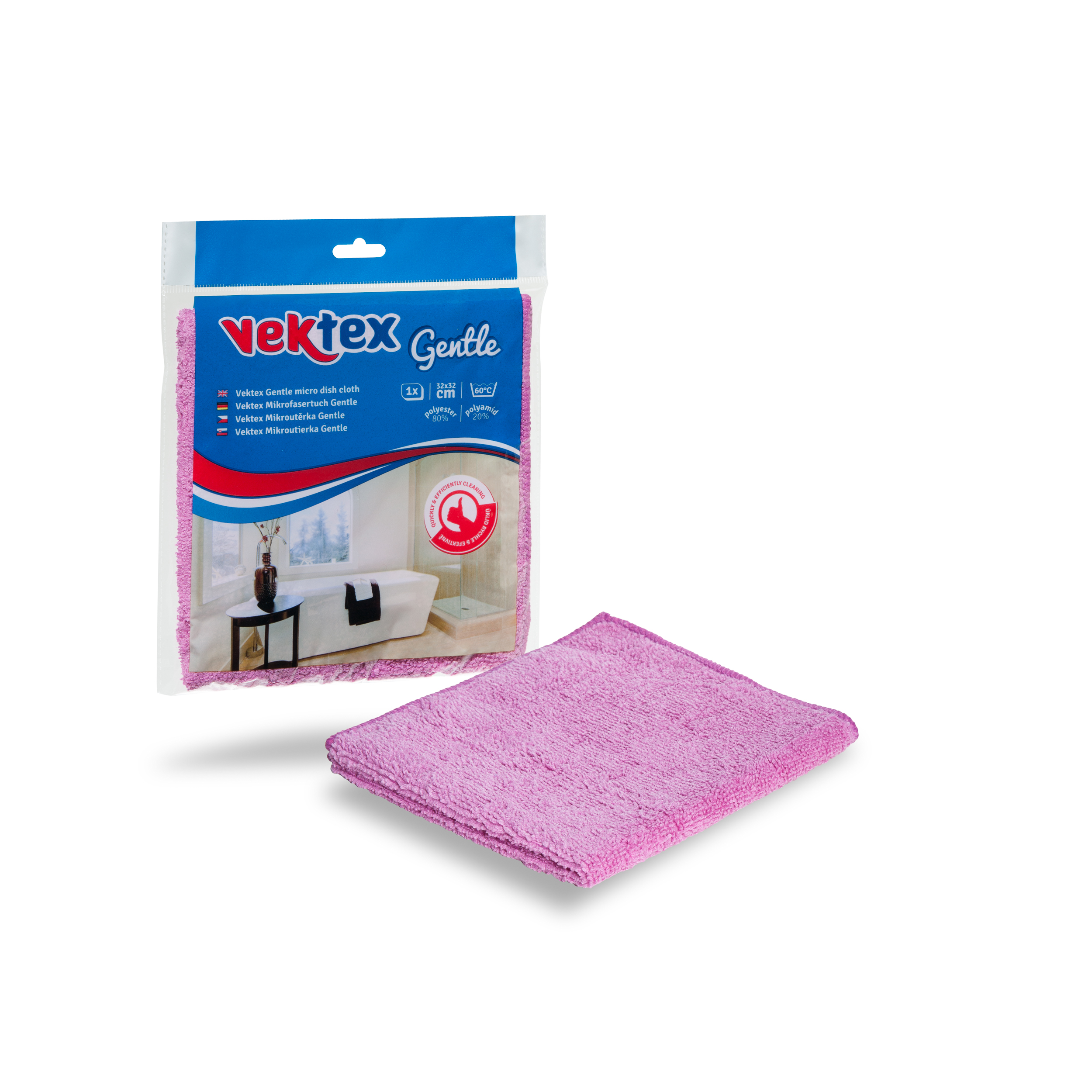Mikroutěrka 32x32cm Vektex Gentle 250g 20027