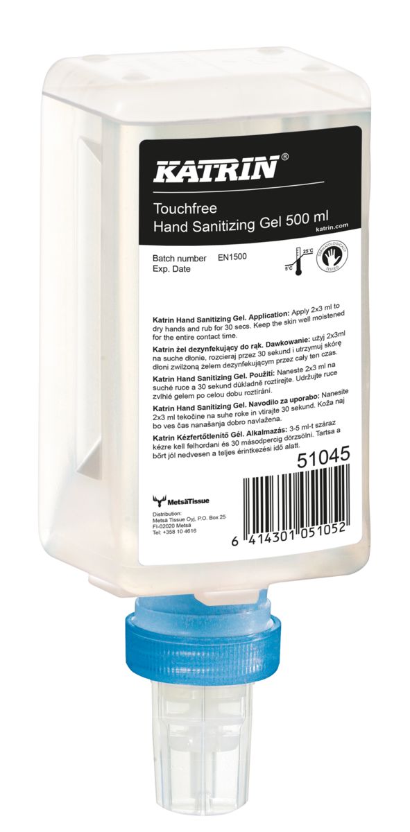 Katrin dezinfekce na ruce 51045 gelová 500ml sensor