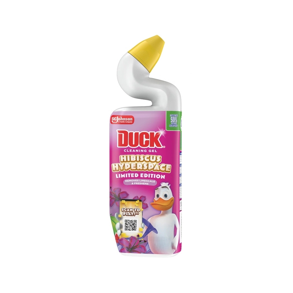 Duck gelový WC čistič 750ml Hibiscus Hyperspace