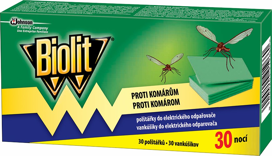 Biolit náhradní polštářky proti komárům 10ks