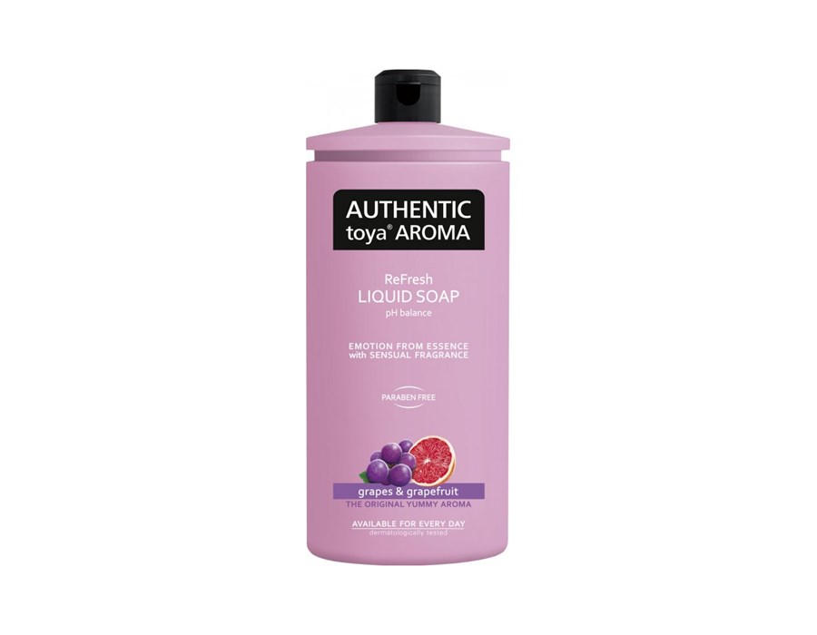 AUTHENTIC tekuté mýdlo 600ml Grapes & grapefruit náplň