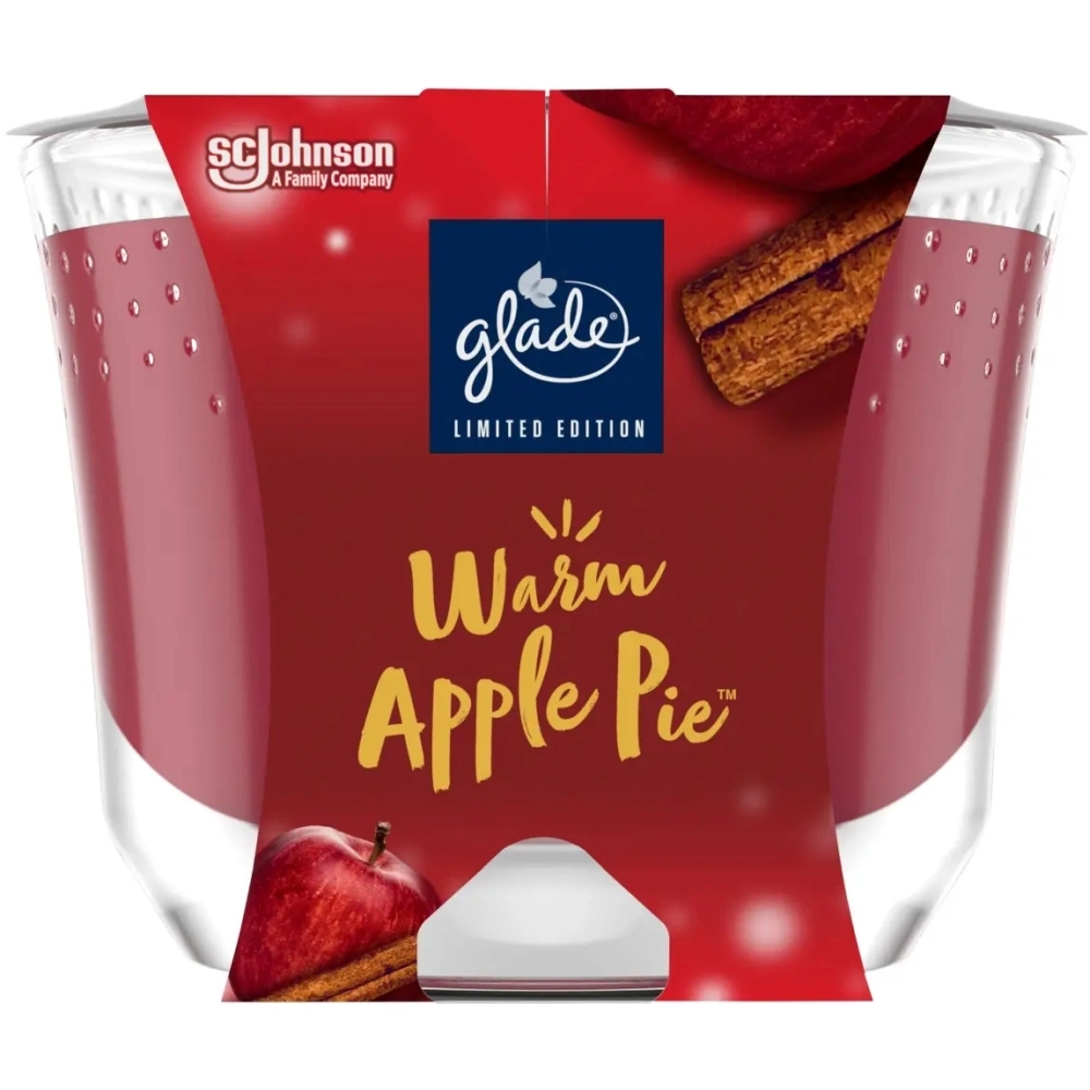 Glade svíčka MAXI Warm Apple Pie 224g