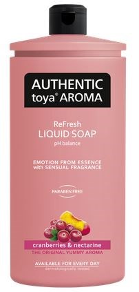 AUTHENTIC tekuté mýdlo 600ml Cranberries & nectarine náplň