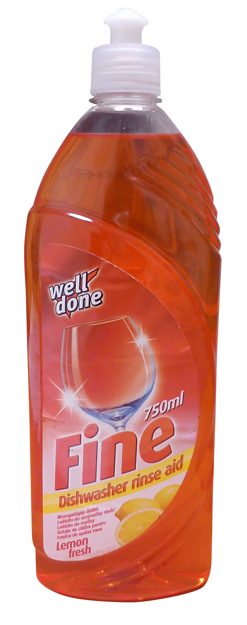 WD Fine leštidlo do myčky 750ml citrón