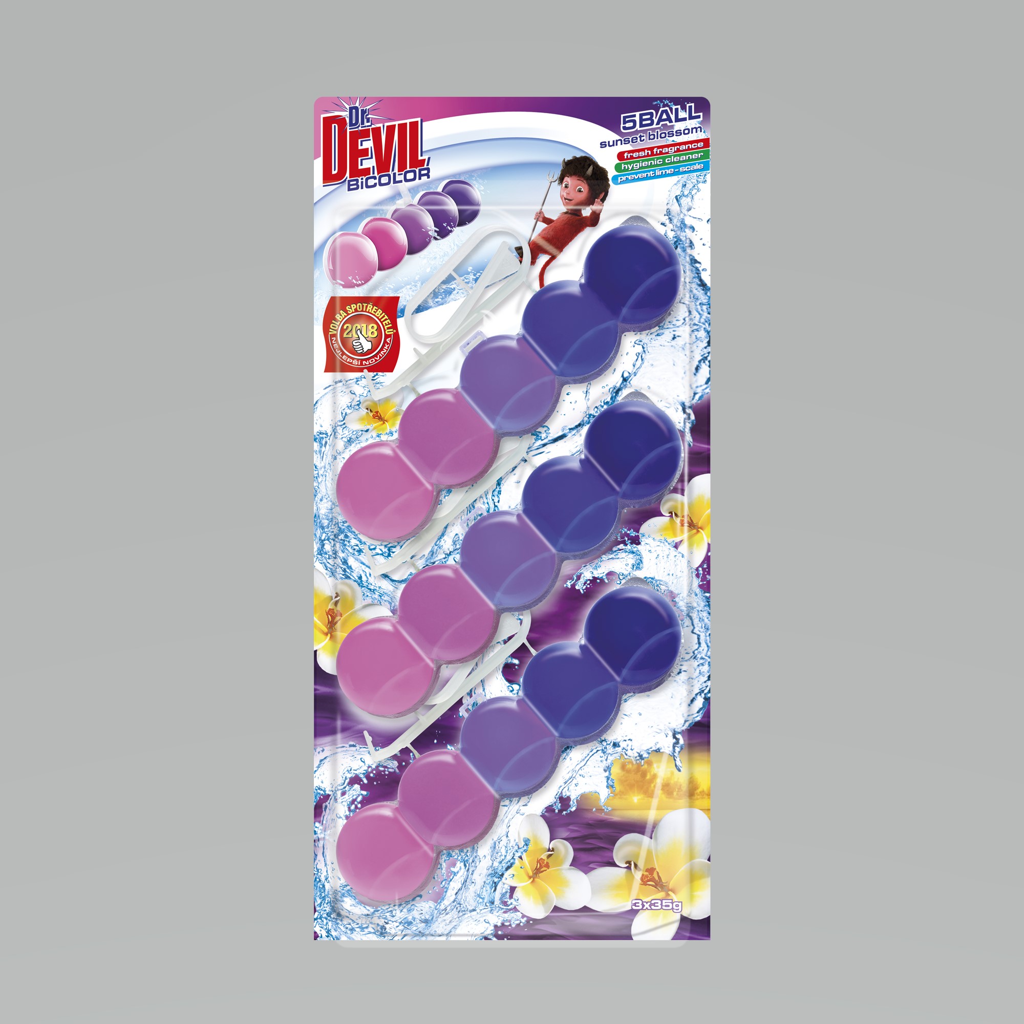 Dr.Devil WC BiCOLOR 5Ball 3x35g Sunset blossom